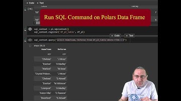 Run SQL Command on Polars Data Frame