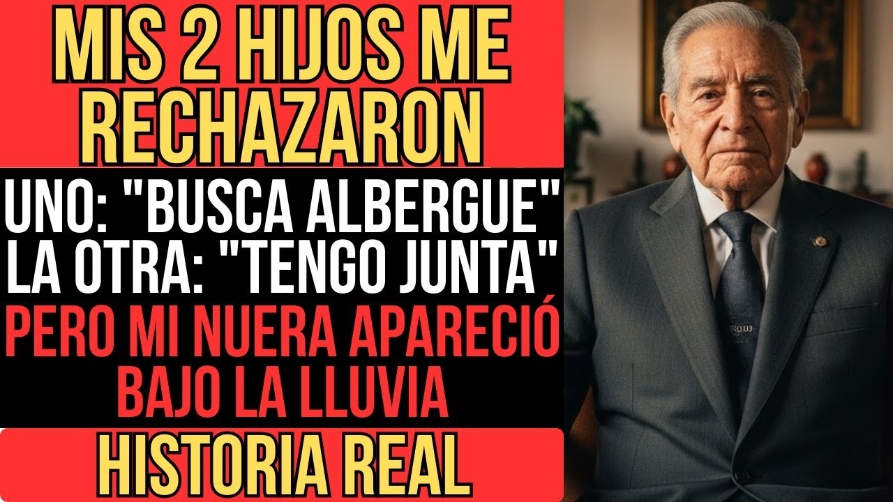 MIS HIJOS ME ABANDONARON CUANDO LO PERDÍ TODO   QUIEN ME SALVÓ ME DEJÓ SIN PALABRAS
