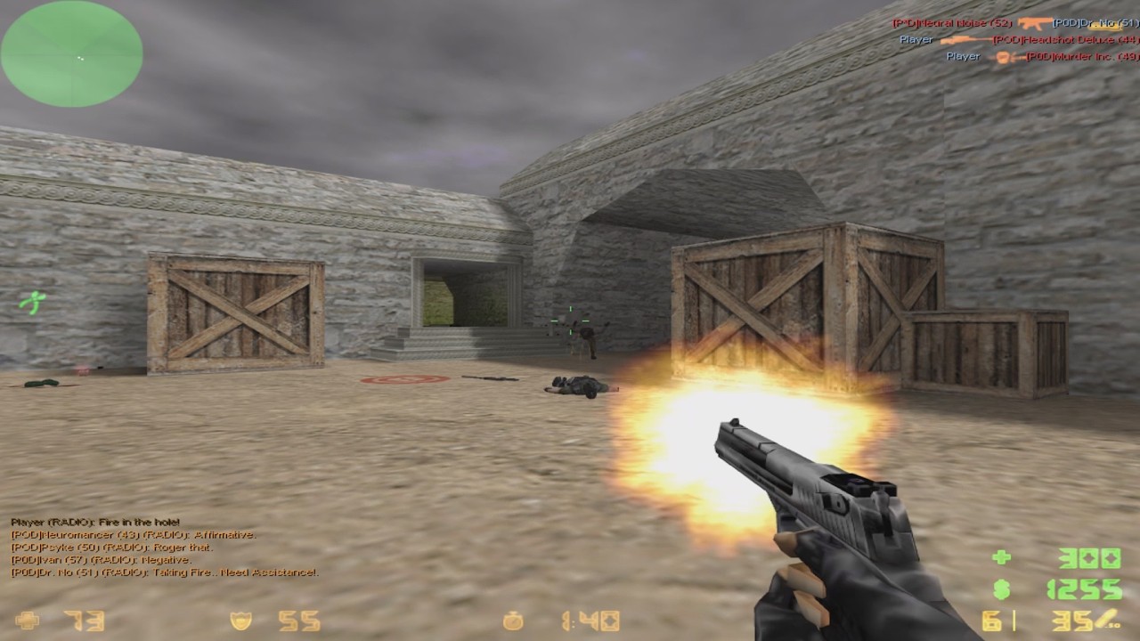 2025 Counter-Strike 1.0 - de_aztec Gameplay