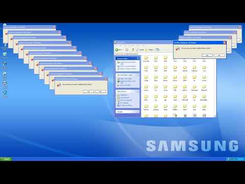 Windows XP Crazy Error (Samsung Theme)