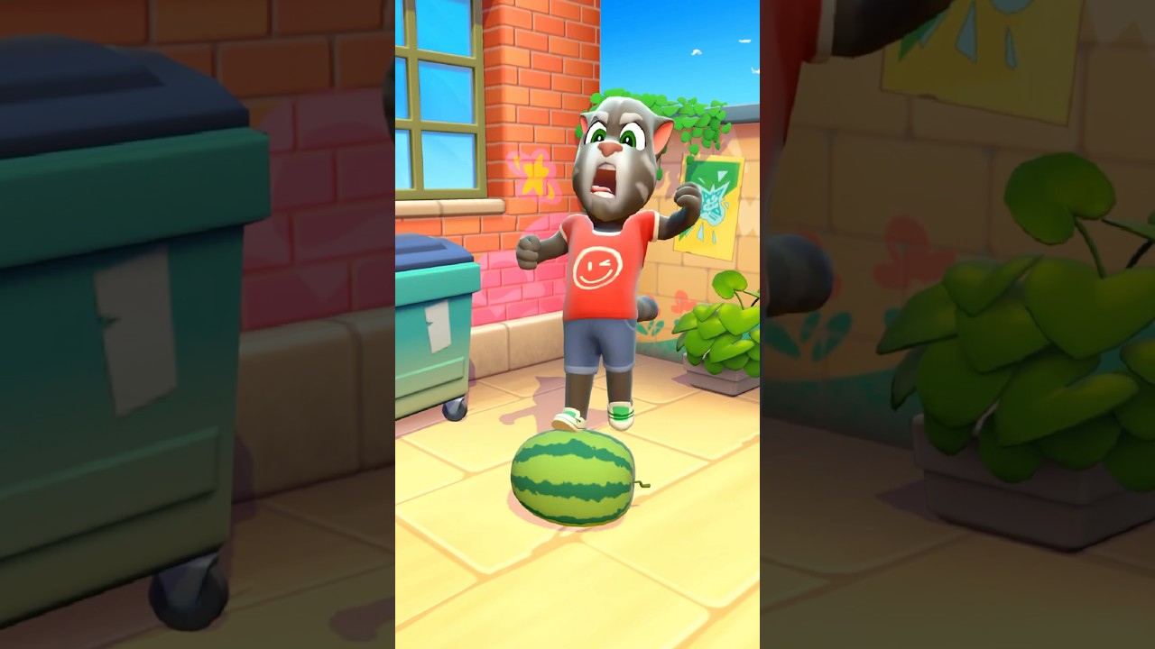 Говорящий Том Арбуз! Геймплей мягкого запуска Talking Tom 2025 