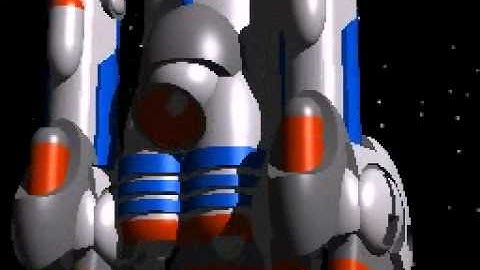 Pulstar Neo Geo CD - 3D Demo Dino246 Fighter Flying