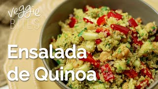 Ensalada de Quinoa, Muy sencilla | Veggie Bites