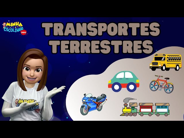 Transportes Terrestres G5 - Educação Infantil - Videos Educativos - Atividades para Crianças