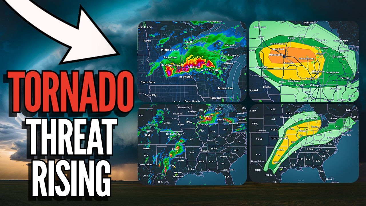 Severe Weather Escalates - Tornado Risk Growing Across the Midwest ...
