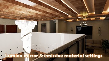 Sketchup Lumion Light and mirror create | Lumion Render materials settings. #interdes #sketchup