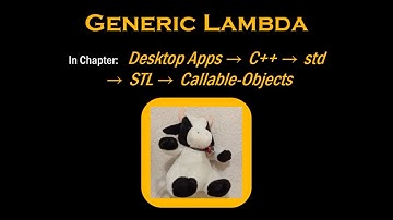 C++: Generic Lambda