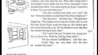 Myanmar English textbook reader 5 grade 6 class 5 part21