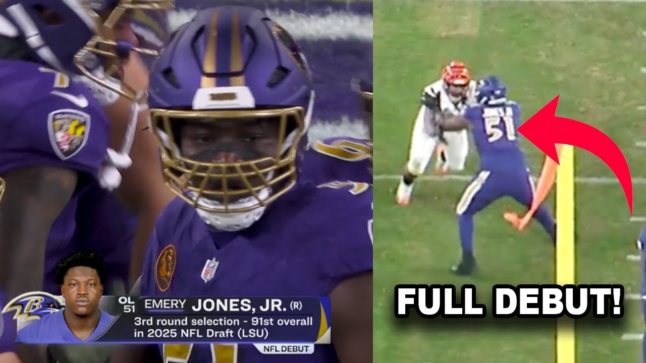Эмери Джонс-младший дебютировал в НФЛ... Вот как это было!