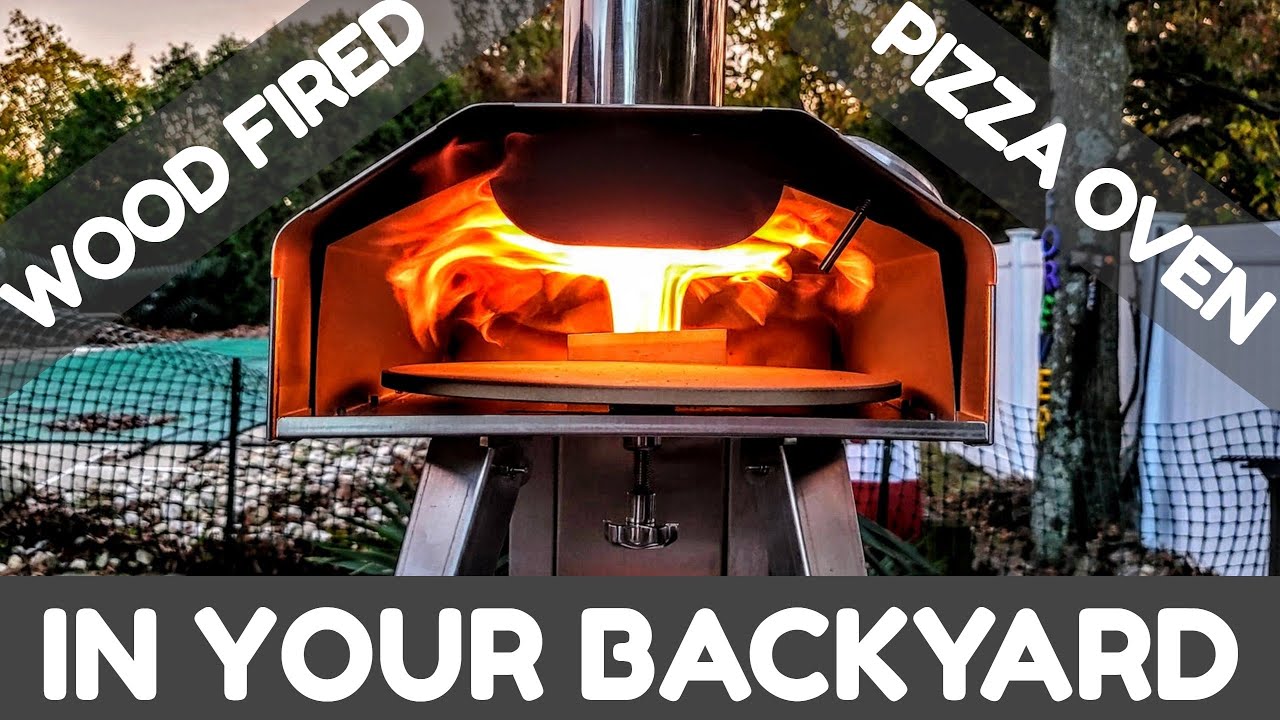 Wood Fired Pizza Oven Kit QubeStove World's First Smallest Rotating
