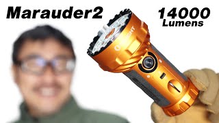 OLIGHT(オーライト) Marauder 2(マローダー) 超強力14000ルーメンの広角と射程800Mのスポット切り替えできる モバイルバッテリーにもなるUSB-C充電のLEDライト