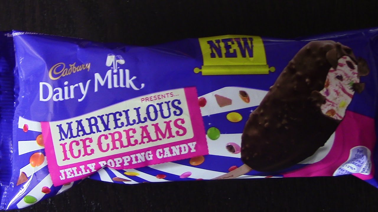 Cadbury Popping Candy Ice Cream REVIEW - YouTube