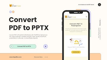 How to Convert PDF to PPTX for Free Online | Fast & Easy with The PDF Fox!
