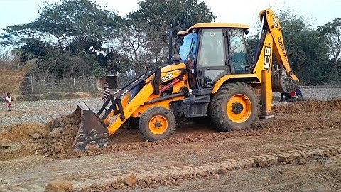JCB 3DX Backhoe Loader machine working video | jcb front bucket dozing | jcp working video | jcp
