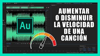 Cómo Acelerar o Disminuir la Velocidad de una Canción en Adobe Audition - Sin Perder el Tono screenshot 3