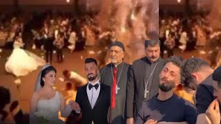 شاهد الفيديو الكامل لحريق حفل زفاف الحمدانيه بالعراق وانهيار العروس لحظه اشتعال النيران فى القاعه؟