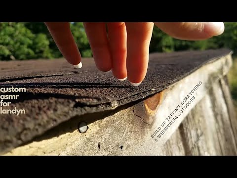 outdoor lo-fi ASMR🥳 | For Landyn! build up tapping, scratching, whispering & more! 💤🌳🌻