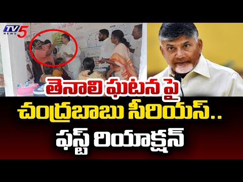 Chandrababu First Reaction On TENALI YSRCP MLA Candidate Vs Voter Incident | AP Elections 2024 | TV5 - TV5NEWS