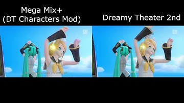 Graphics Comparison - Promise [Project DIVA Mega Mix+ and Dreamy Theater 2nd]