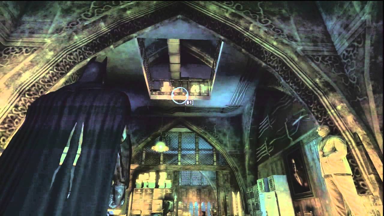 Batman Arkham Asylum- Last 3 Joker Teeth In Arkham Mansion - YouTube