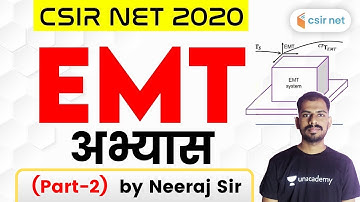 CSIR NET | Revise Complete EMT | Electro Magnetic Theory | Neeraj Bangruwa (Part-2)