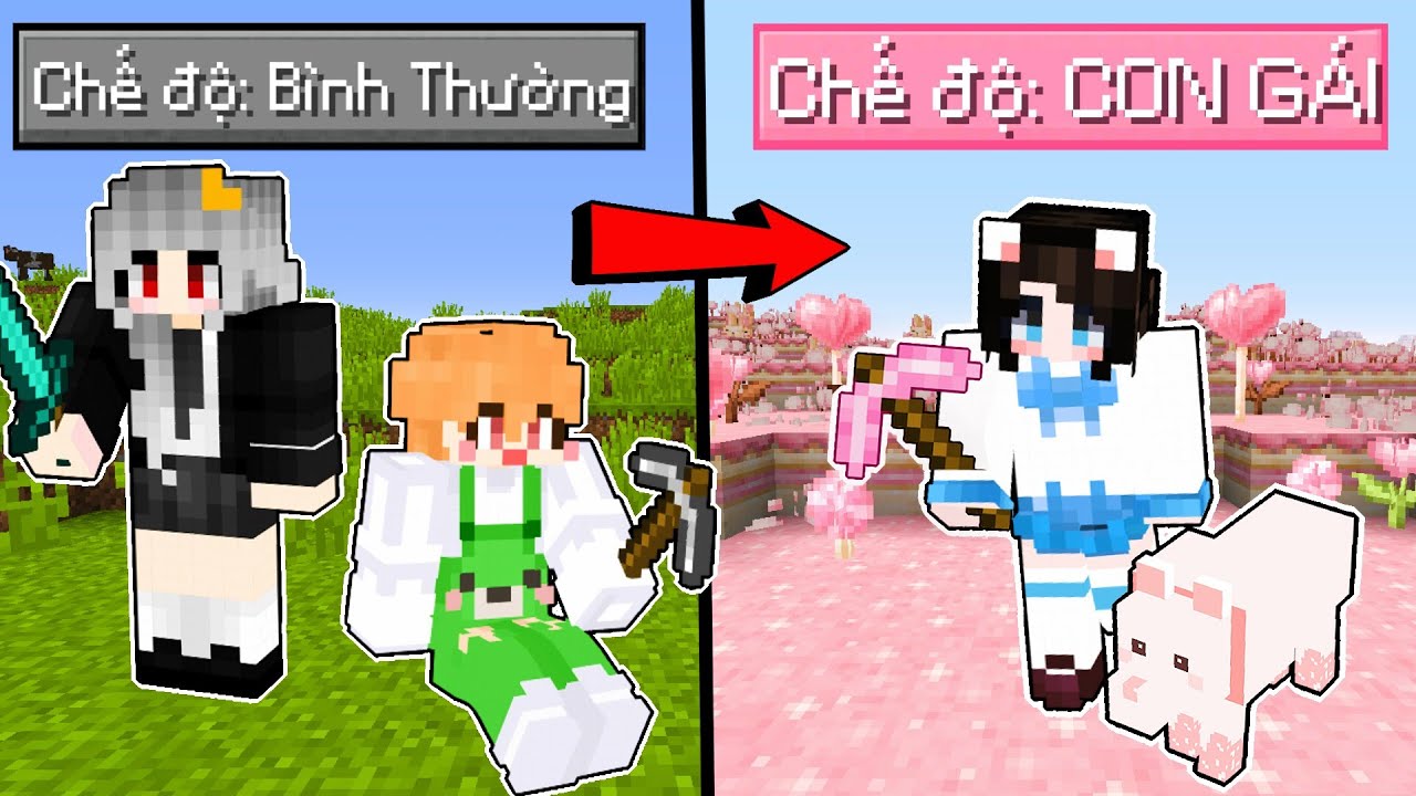 Mèo Simmy Thử Thách 24H Chơi Minecraft Chỉ 