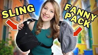 Crossbody Bag or Fanny Pack for Travel? (the choice is EASY!)