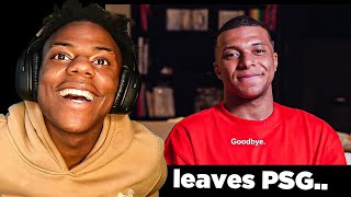 iShowSpeed Reacts to Mbappe Joining a New Club..