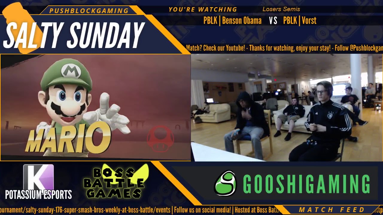 SS176 [Wii U] - PBLK  Benson Obama (Mario) vs PBLK  Vorst (Fox) - Losers Semis
