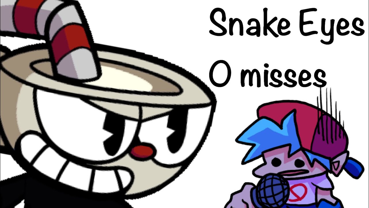 Snake Eyes FNF 0 misses (Hard Mode) YouTube