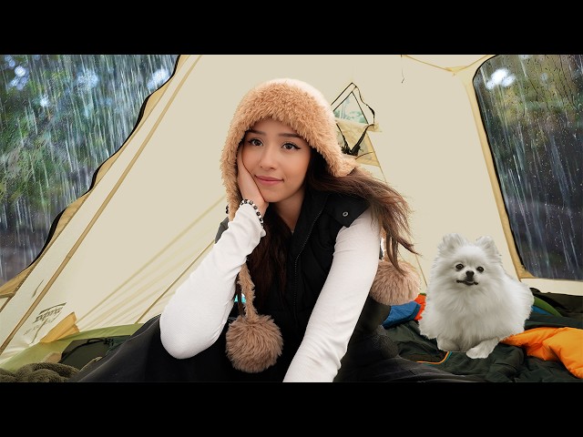 my first time camping :)