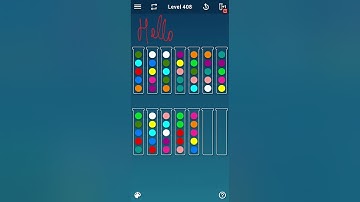 BALL SORT PUZZLE LEVEL 408