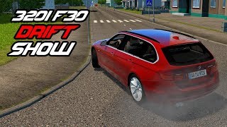 AİLE ARABASI BMW 320İ İLE DRİFT SHOW !! CİTY CAR DRİVİNG BMW 320İ F30 DRİFT MOD | T300RS