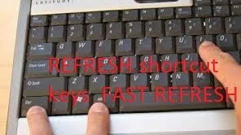 How to fastly refresh your computer many times with the secrets shortcuts keyboard keys.