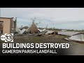 Cameron Parish sees the most damage at Hurricane Laura's landfall