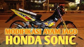 Modifikasi Honda Sonic, Tua Tapi Istimewa