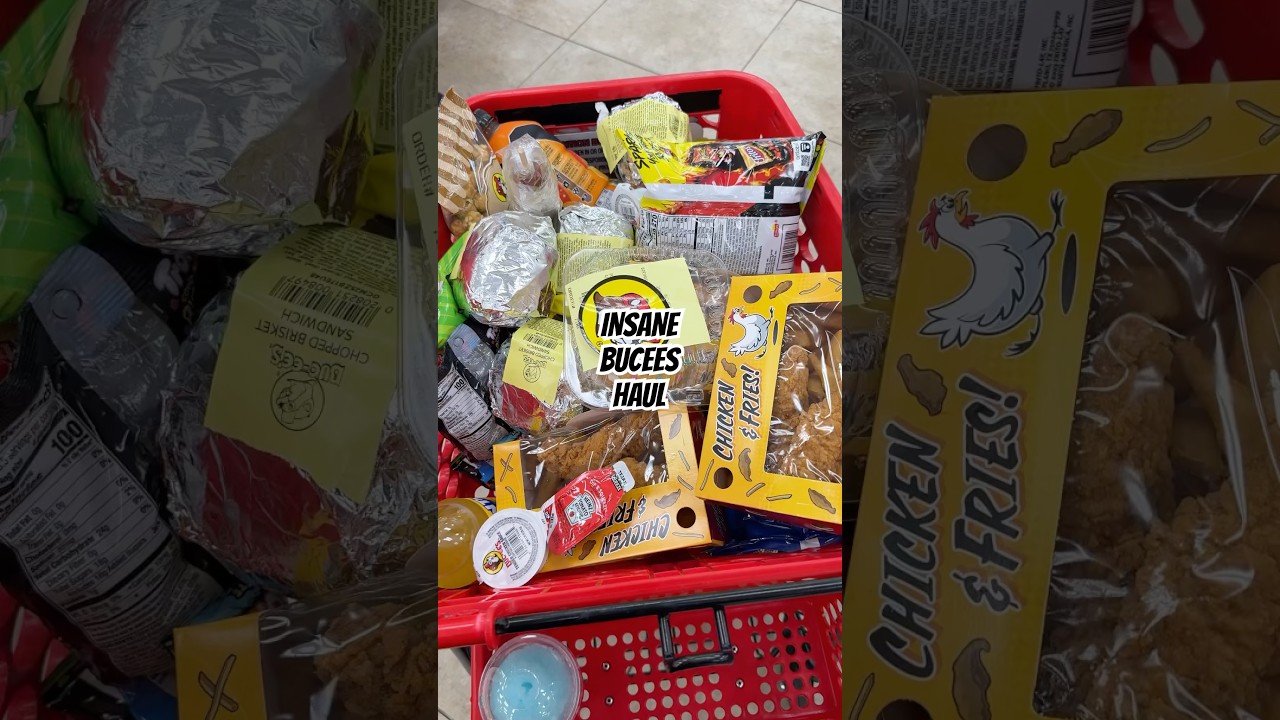 Buc-ees gas station haul for a 6hr road trip with 6 kids 🥴 Wish me luck!