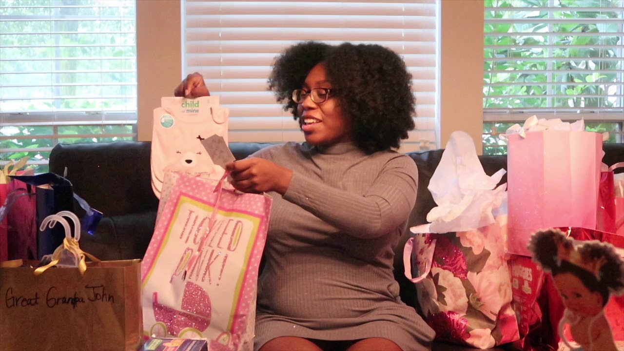 Opening My Baby Shower Gifts YouTube