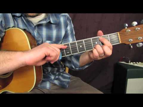 Guitar Lessons - How to Play "Blue on Black" - Ken...