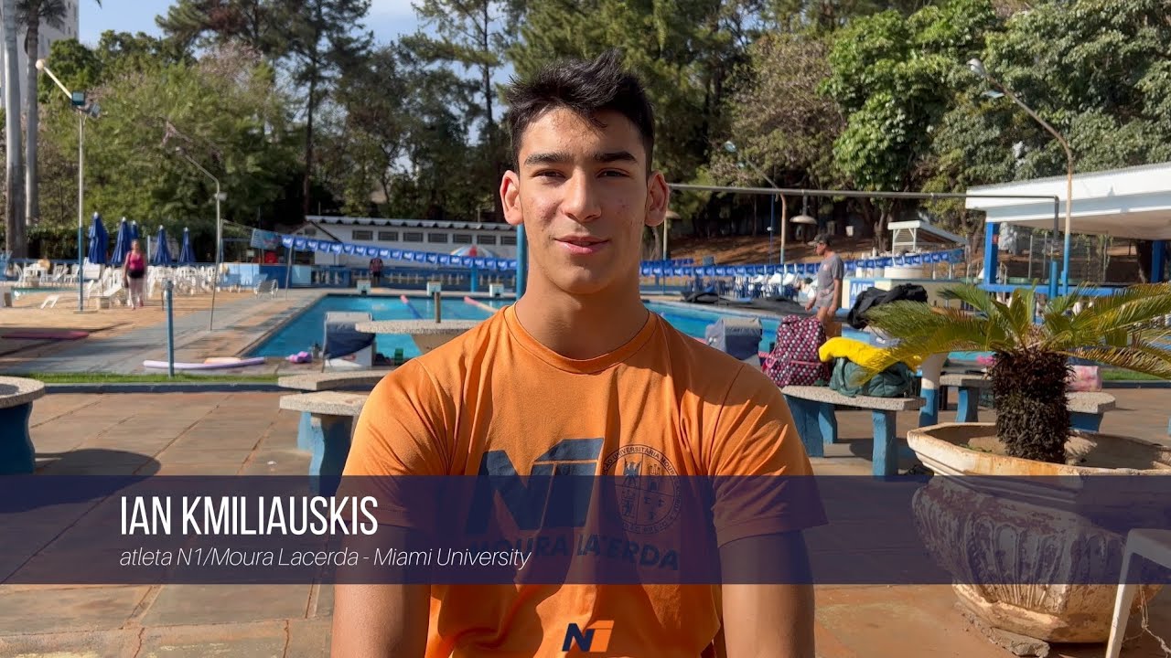 Ian Kmiliauskis, atleta N1/Moura Lacerda, consegue bolsa de estudos para nadar nos Estados Unidos