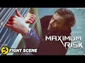 MAXIMUM RISK Jean Claude Van Damme Burning Office Fire Fight Scene