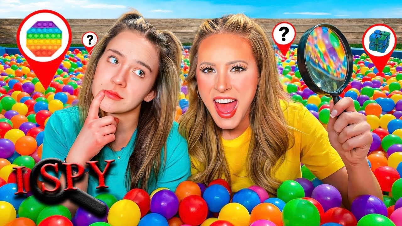 I SPY BALL PIT EXTREME CHALLENGE *WINNER GETS A SHOPPING SPREE 🛒😱