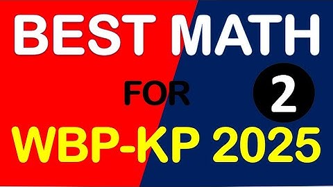 Maths for WB Police, KP Exam 2025 || পশ্চিমবঙ্গ পুলিশ ও কলকাতা পুলিশ || MATH shortcut trick | Hasnat
