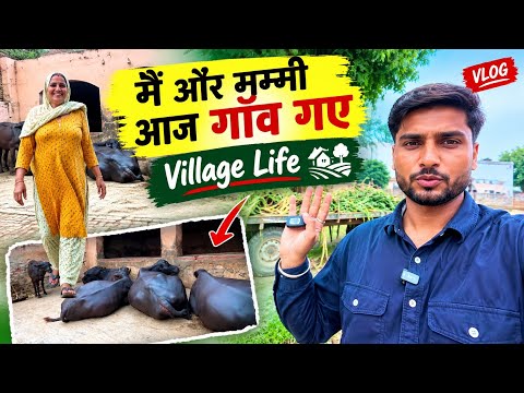 मैं और मम्मी आज गाँव गए ❤️ | Village Life Vlog