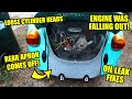 Removable rear apron  multi engine repairs  1974 vw beetle