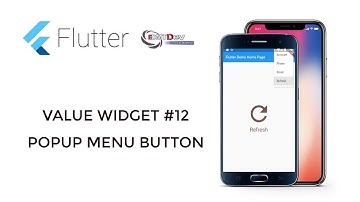 Flutter Tutorial - Value Widgets #12 Popup Menu Button