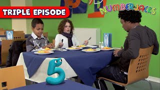 Think Again – Carry On Counting – A Record in the Charts | Numberjacks TRIPLE Full Episodes