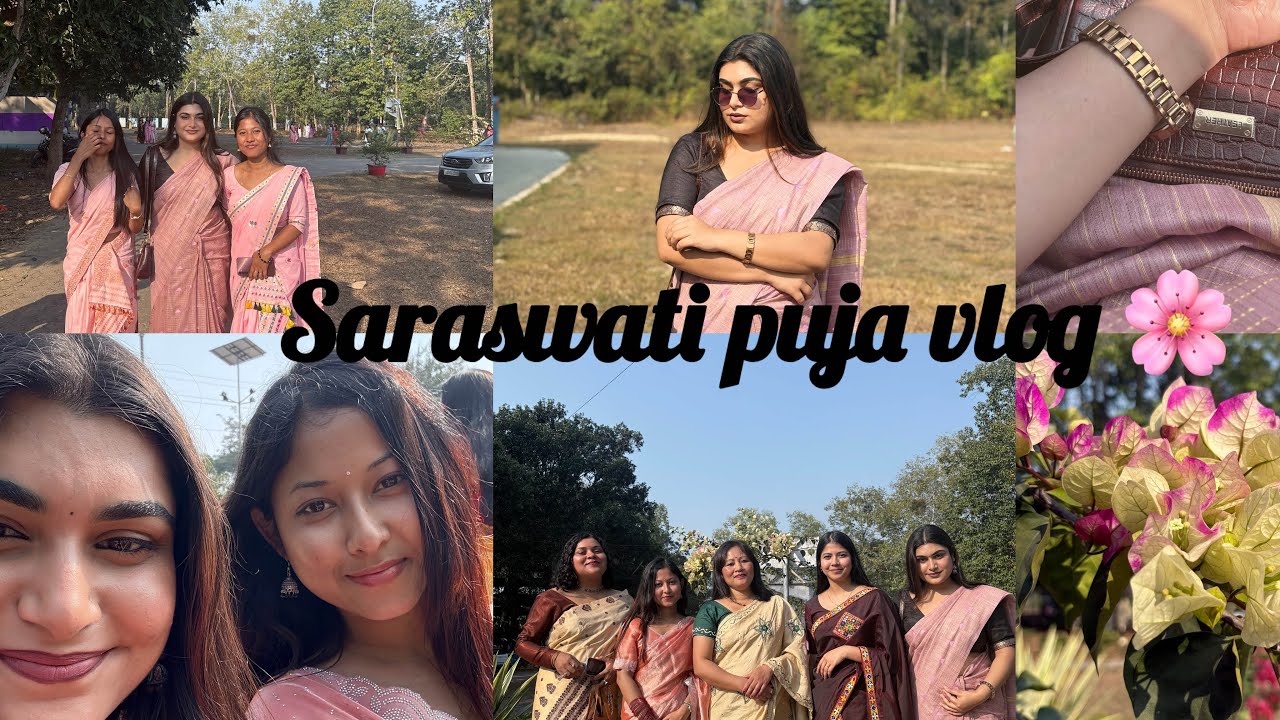 Видеоблог о пудже Сарасвати 🪷🪔|| 2026 || Гостевая лекция || Женский колледж HPB, Голагат