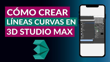 Cómo Crear o Dibujar Líneas Curvas en 3D Studio Max - Paso a Paso