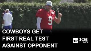 Cowboys get first real test against opponent